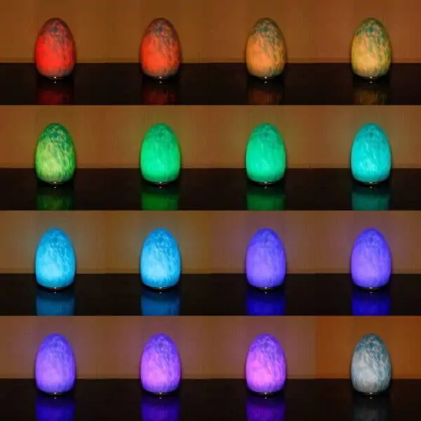 hotel egg lamps glass