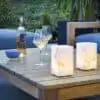 marble restaurant rechargeable lamps