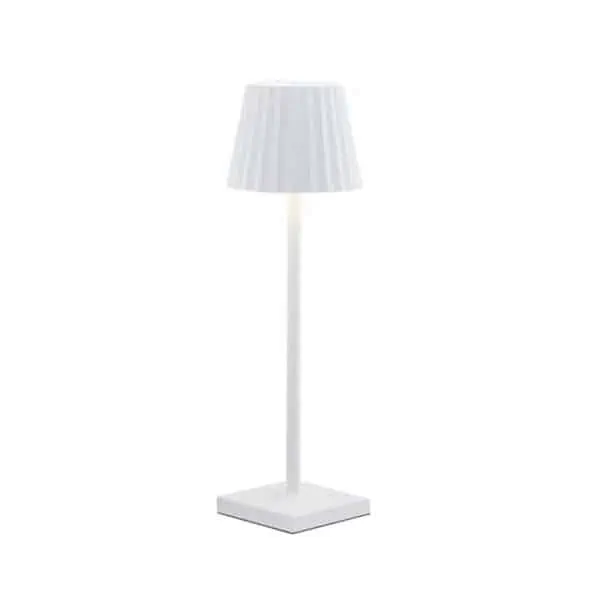 Lampshade table lamp rechargeable