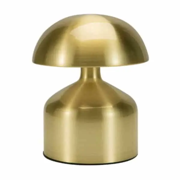 Mushroom table light gold